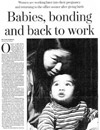Babies, bonding and back to work, Chicago 

Tribune
